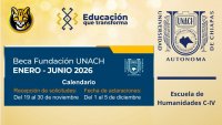 Convocatoria &quot;Fundación UNACH, Beca enero-junio 2026&quot;