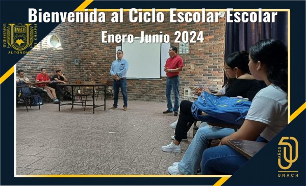 Bienvenida al Ciclo Escolar Enero-Junio 2024