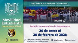 Movilidad Estudiantil "Convocatoria 2026-2"