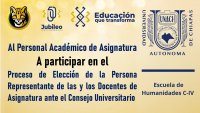 Convocatoria &quot;Al Personal Académico de Asignatura EHT&quot;