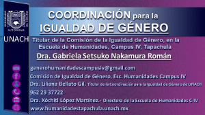 Comisión de la Igualdad de Género