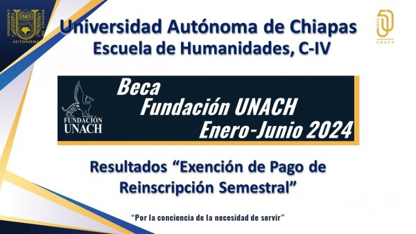 Resultados &quot;Beca Fundación UNACH 2024&quot;