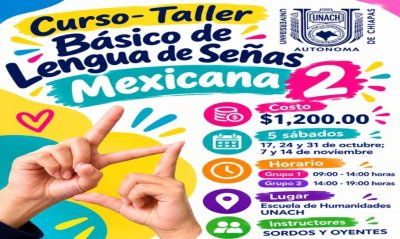Curso-Taller "B&aacute;sico lengua de Se&ntilde;as Mexicana 2"
