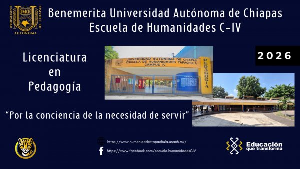 Licenciatura en Pedagog&iacute;a