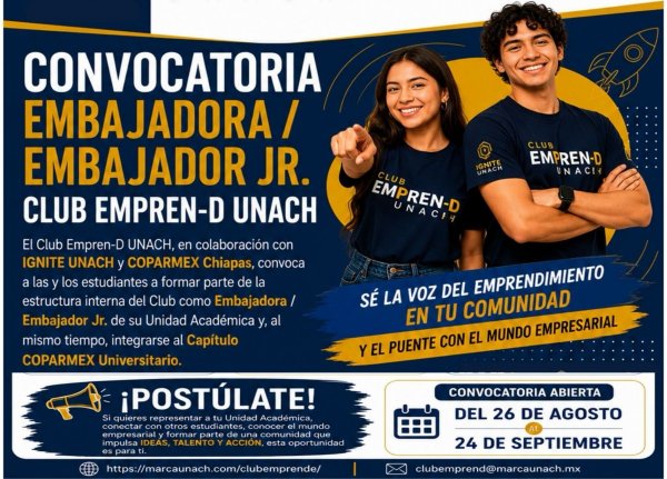 Convocatoria Embajadora/Embajador Jr.