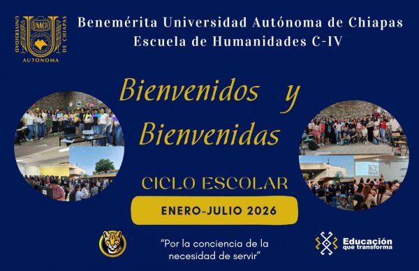 Bienvenidas y bienvenidos al ciclo escolar enero - julio 2026