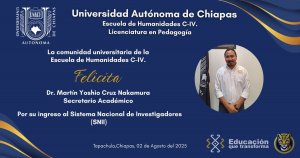 EHT Felicita al "Dr. Martin Yoshio Cruz Nakamura"